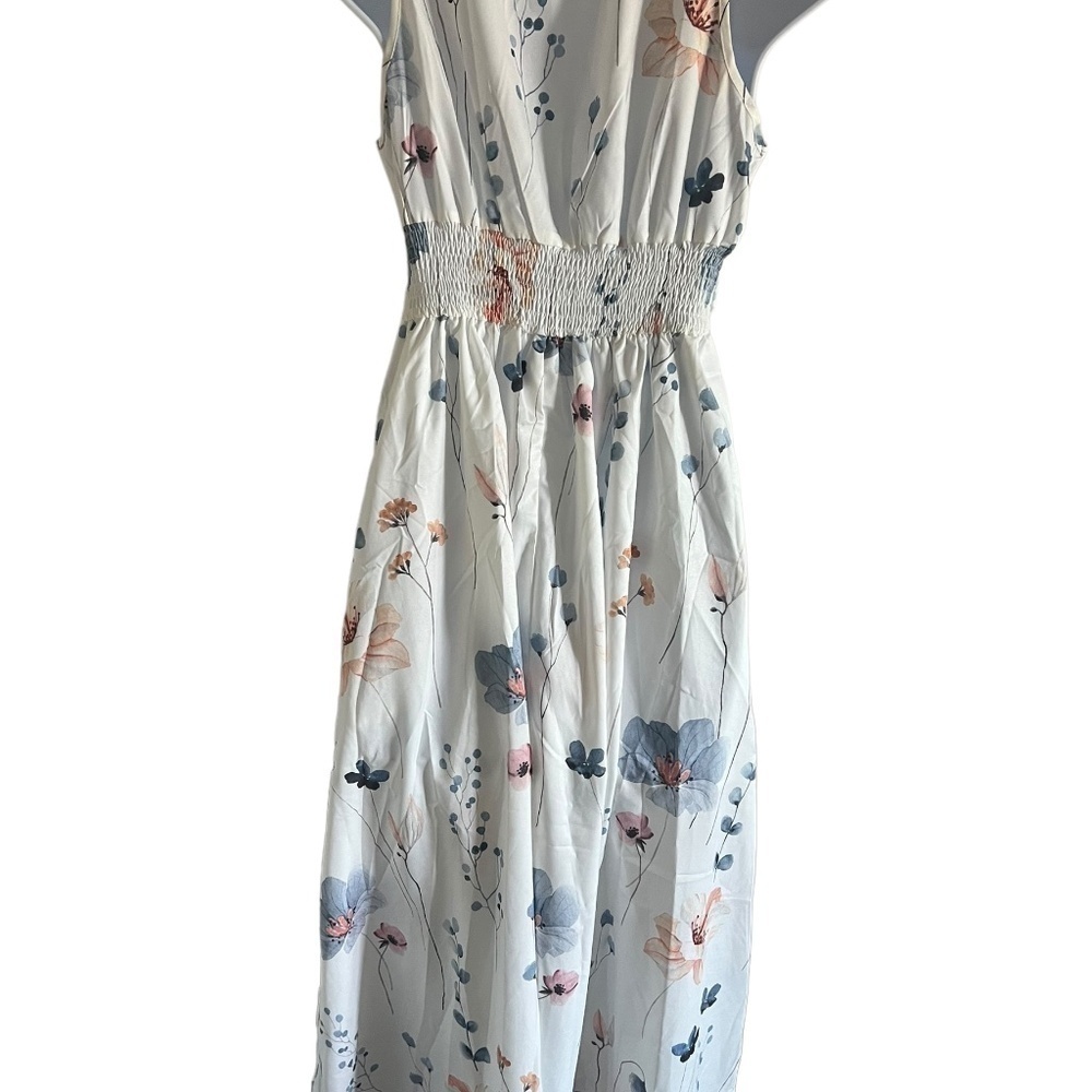 Shein | White Floral Maxi Dress | NWOT - Picture 6 of 7